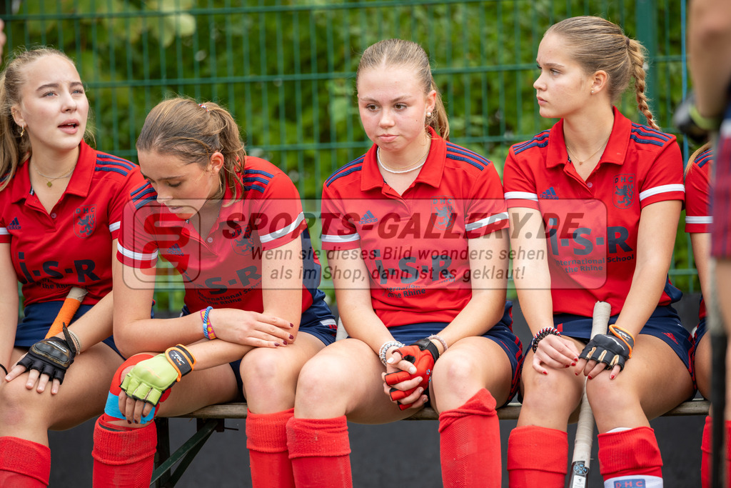 SFE_20231022_0086 | Deutsche Meisterschaft Weibliche U16 Finale Uhlenhorst Mülheim - Düsseldorfer HC am 22.10.2023 in Köln (Düsseldorfer Hockeyclub 1905 e.V.), Photo: Stephan Fehrmann 2023 (Sports-Gallery)