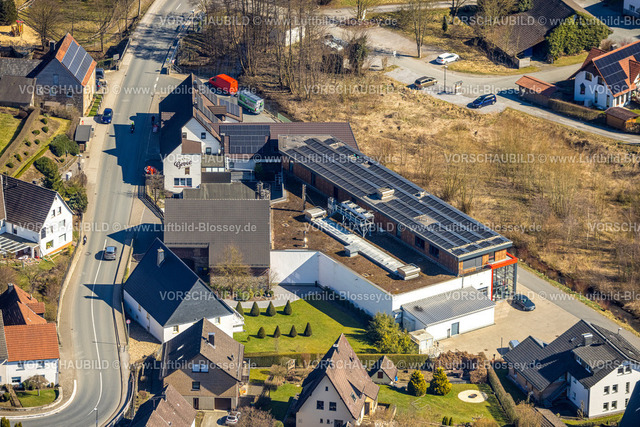 Balve250304250 | Luftbild, Goldbäckerei Grote GmbH Gebäude, Sunderner Straße, Langenholthausen, Balve, Sauerland, Nordrhein-Westfalen, Deutschland