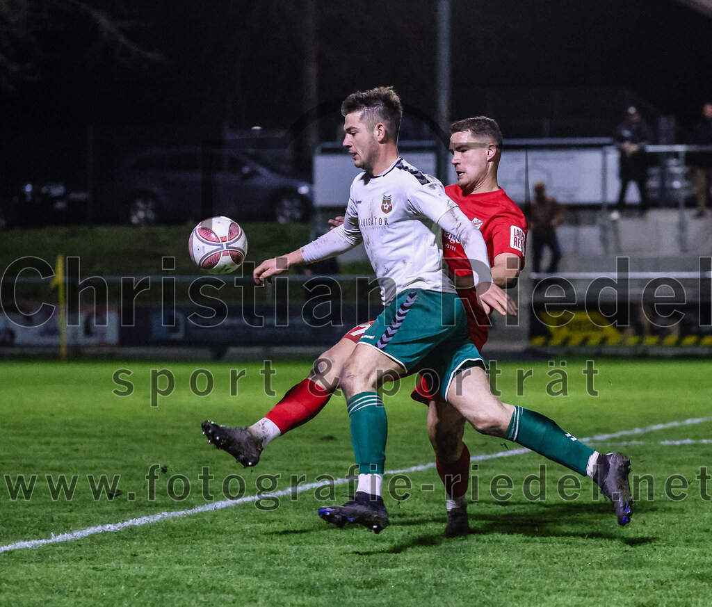2024-03-28_107_FC_Schwaig_gegen_VfB_Forstinning | Oberding, Deutschland, 28.03.2024:
Fußball, Landesliga Südost 2023 / 2024, 27. Spieltag, FC Schwaig gegen VfB Forstinning, Endergebnis: 2:1

Raffael Ascher (FC Schwaig, #9), Florian Pflügler (VfB Forstinning, #27)

Foto: Christian Riedel / fotografie-riedel.net