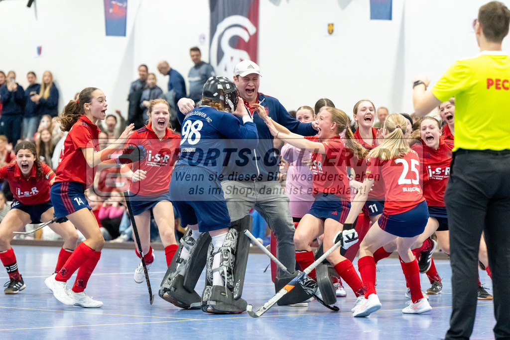 HK_20250223_103289 | Deutsche Meisterschaft wU14 Finale und Ehrungen am 23.2.2025 Düsseldorfer HC, Düsseldorf