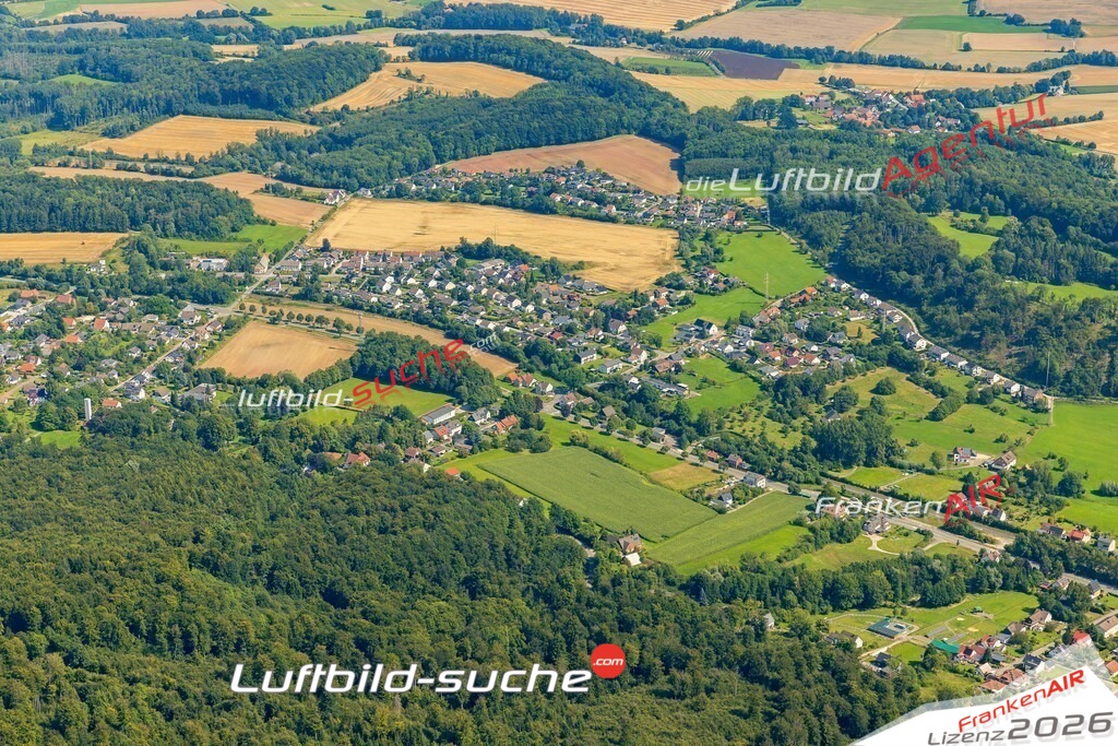 Luftaufnahme Leopoldstal Horn-Bad Meinberg - Die Luftaufnahme wurde 2025 vom UL-Flugzeug heraus erstellt ( ohne Drohne ) - Hochauflösende Luftaufnahme - für professionelle Ausdrucke geeignet. Die Geschenkidee !Mit Lizenz und Bildrechte bestellbar