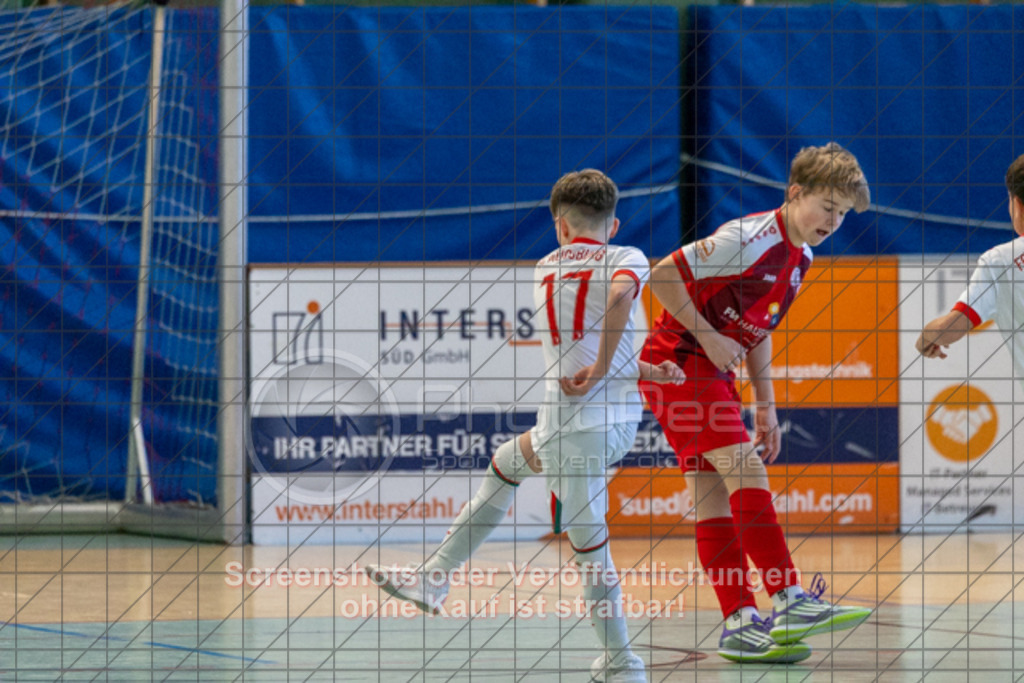 20251213_104259_0180 | FC Augsburg - SGM Do/Rei U1427. internationaler Prinzing Junior Cup in der Donzdorfer Lautertalhalle - 13.12.2025,Foto: PhotoPeet-Sportfotografie/Peter Harich