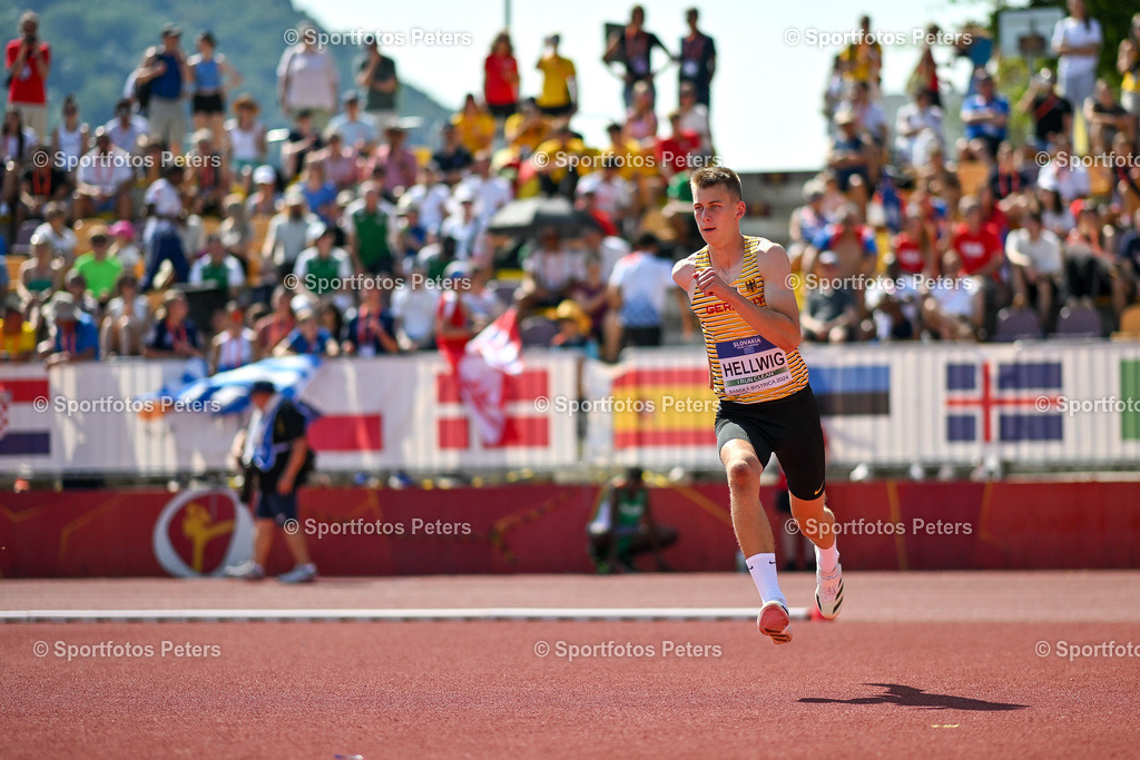 U18 EM - Tag 4_19 | European Athletics U18 Championships am 21.07.2024 in Banska Brystica; Hochsprung, Theo Hellwig.Foto: Kai Peters - Realisiert mit Pictrs.com
