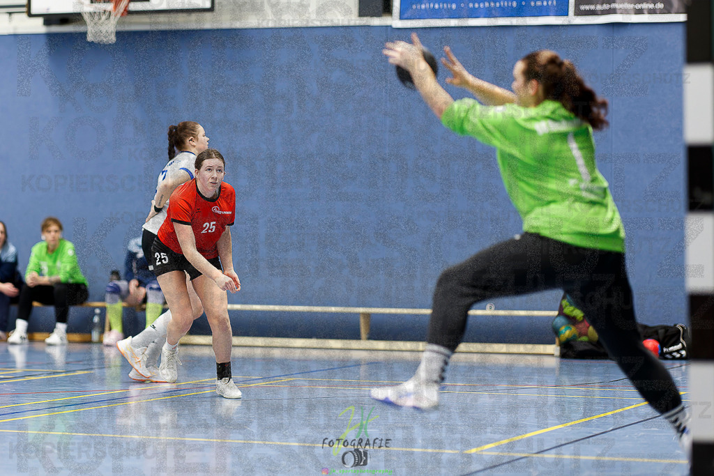 Frauen 2. Bezirksklasse; SG Rechtenbach - HSG Linden II | Frauen 2. Bezirksklasse; SG Rechtenbach - HSG Linden II am 16.11.2025 in Rechtenbach (Sporthalle Rechtenbach)Photo © 2025 - Jörg Heinrich - Realisiert mit Pictrs.com