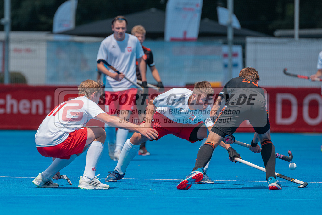 HK_20230710_100537 | Euro Hockey MU18 Netherland - Poland Championship Girls &amp; Boys am 10.7.2023 CHTC , Krefeld ,