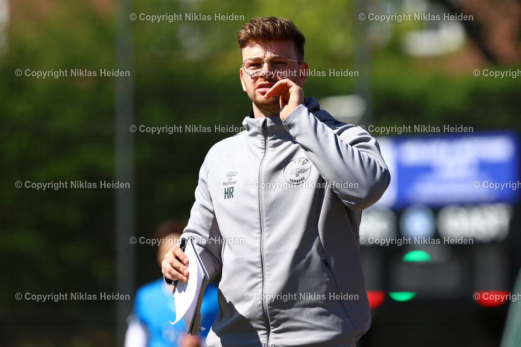 NH_USCPaloma_ETTSVHamburg_OberligaHamburg_26042026 | Hubertus Reincke (Co-Trainer, ETSV Hamburg)Fußball I Herren I Gamesright Oberliga Hamburg I Saison 2025-2026  I 32. Spieltag I USC Paloma - ETSV Hamburg I 26.04.2026 I Jonny-Rehbein-Sportplatz