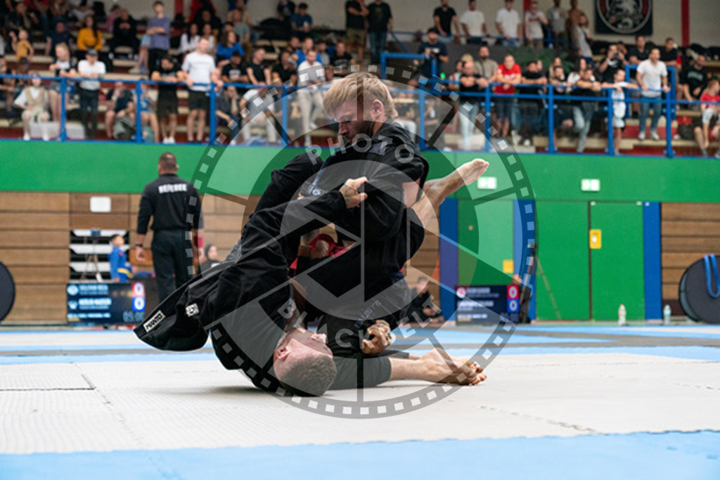 20230826PBB55609 | Fighters compete during the AJP INTLPRO BJJ and grappling competition in Hamburg, Germany, on August 26 2023.