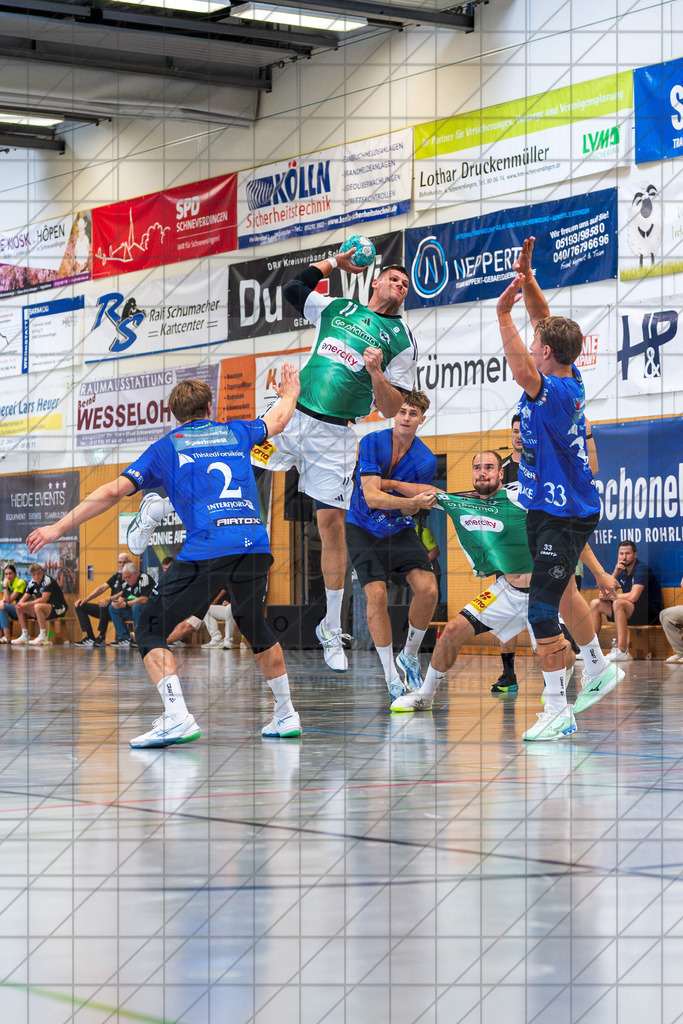 IHC 2026 - TSV Hannover-Burgdorf vs. Mors-Thy Håndbold | Sebastian Heymann (TSV Hannover-Burgdorf #11); IHC 2026 - TSV Hannover-Burgdorf vs. Mors-Thy Håndbold am 07.08.26 in Sporthalle KGS, Schneverdingen - Realisiert mit Pictrs.com
