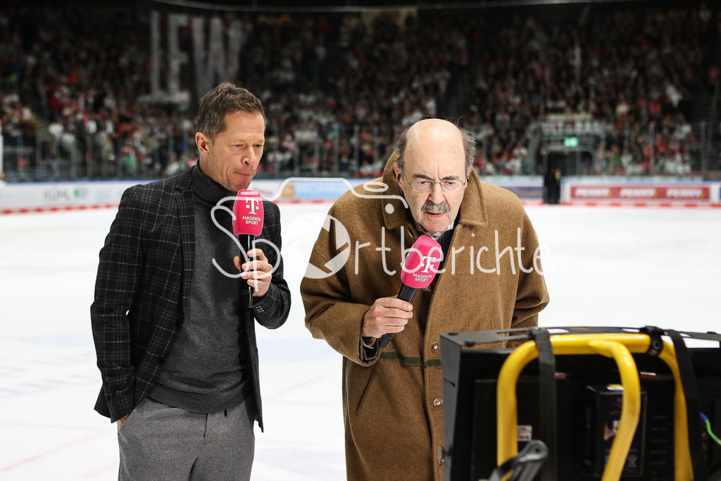 Augsburger Panther - Nürnberg ICE Tigers | Sascha BANDERMANN und Fritz von Thurn und Taxis analysieren das Retro Derby zwischen Augsburg und Nuernberg nach der Partie / DEL Retro Spiel / Magentasport / Magenta Sport