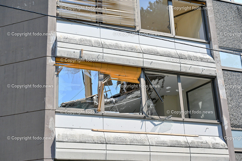 Linz_ Abbruchhaus Aubergstrasse_ 17.08.2023-4 | 17.08.2023, Linz, AUT, Aubergstrasse, Abbruchhaus, im Bild Linz, Abbruchhaus Aubergstrasse, Baustelle, Absperrung, gesperrt, Einsturzgefahr