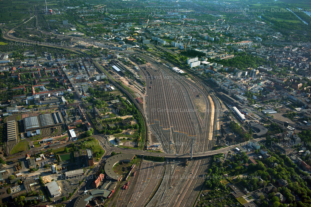 3802939 | Hauptbahnhof, Rangierbahnhof und Gleisanlagen, Halle-Saale