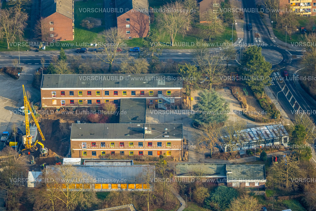 Neukirchen-Vluyn260101221 | Luftbild, Gerhard-Tersteegen-Schule, Grundschule mit Baustelle, Neukirchen, Neukirchen-Vluyn, Ruhrgebiet, Nordrhein-Westfalen, Deutschland