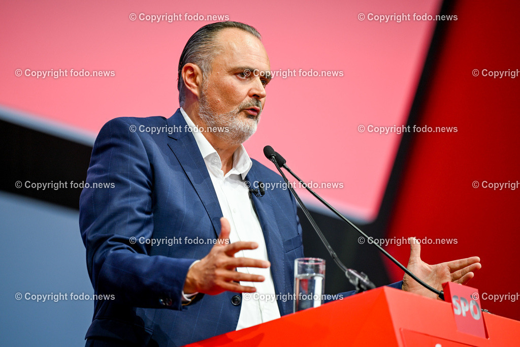 Bundesparteitag SPOE in Linz Design Center_ 03.06.2023-64 | 03.06.2023, Linz, AUT, Bundesparteitag SPOE in Linz Design Center, im Bild Hans-Peter Doskozil (SP, LH Burgenland)