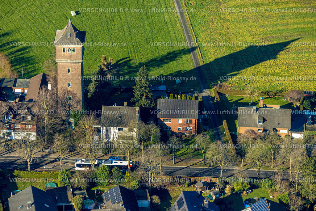 Selm230205079Cappenberg | Luftbild, Wasserturm am Cappenberger Damm, Cappenberg, Selm, Münsterland, Nordrhein-Westfalen, Deutschland