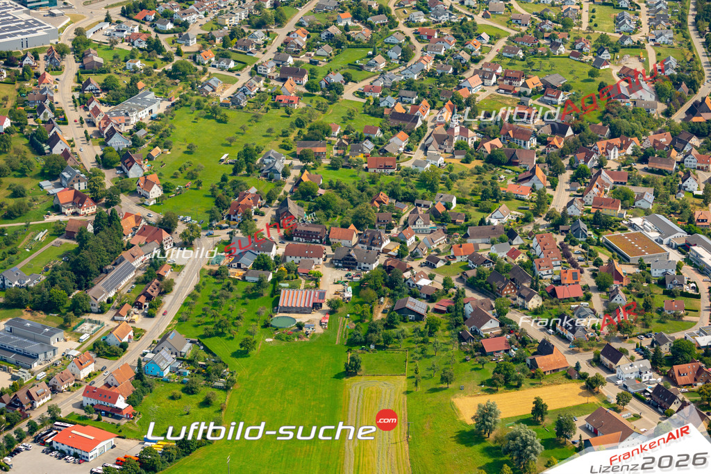 Das Luftbild zeigt :  Schopfloch - Die Luftaufnahme wurde 2024 vom UL-Flugzeug aus erstellt ( keine Drohne ) - Hochauflösende Luftaufnahme - Für grossformatige Ausdrucke geeignet. Die Geschenkidee !Mit Lizenz und Bildrechte bestellbar