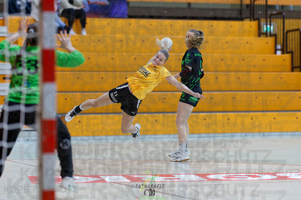 Frauen Oberliga Mitte (HHV); HSG Kleenheim/Langgöns II - HSG Eibelshausen/Ewersbach | Frauen Oberliga Mitte (HHV); HSG Kleenheim/Langgöns II - HSG Eibelshausen/Ewersbach am 01.11.2025 in Oberkleen (Weidig-Halle)Photo © 2025 - Jörg Heinrich - Realisiert mit Pictrs.com