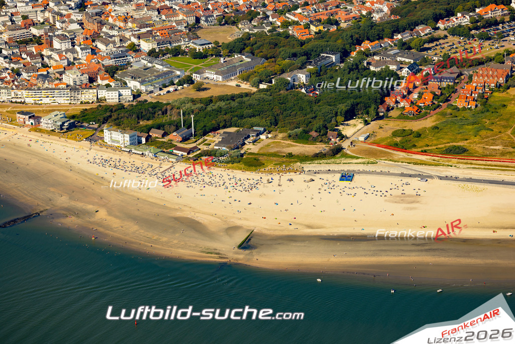 Aktuelles Luftbild von Weststrand Norderney - Die Luftaufnahme wurde 2022 mittels UL-Flugzeug erstellt ( keine Drohne ) - hochauflösende Kamera-Systeme von  Canon -Beste Qualität - Für grossformatige Ausdrucke geeignet. Die Geschenkidee !