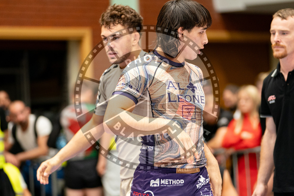 20230916PBB2925 | Fighters compete during the grappling tournement ADCC Trials (European, Middle East and African Championship) in Warsaw, Poland, on September 16, 2023.