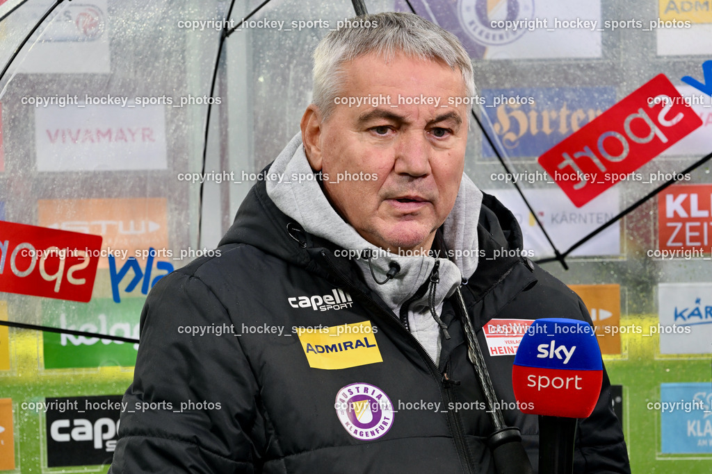 Austria Klagenfurt vs. SK Rapid 10.3.2024 | Headcoach Austria Klagenfurt Peter Pacult