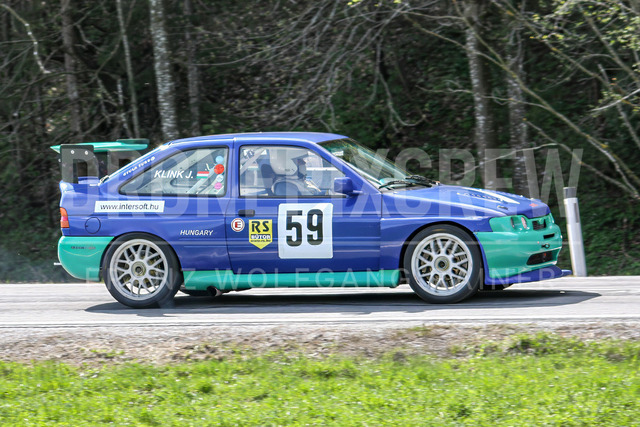 Rechberg Hill Climb 2008 – Motorsport Event in Austria | Rechberg Hill Climb 2008 in Tulwitz, Styria, Austria. The image shows KLINK Janos (HUN) FORD Escort Cosworth.     