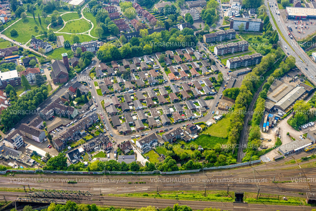 Herne240500449 | Luftbild, Wohnsiedlung Wohngebiet Detmolder RIng, Holsterhausen, Herne, Ruhrgebiet, Nordrhein-Westfalen, Deutschland
