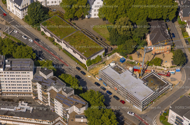 Gelsenkirchen240807888GE-Nord | Luftbild, Baustelle für Wohngebäude an der Cranger Straße Ecke Urnenfeldstraße, Buer, Gelsenkirchen, Ruhrgebiet, Nordrhein-Westfalen, Deutschland