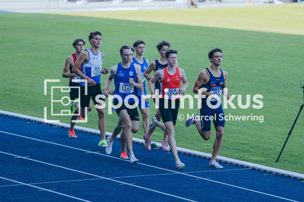 Deutsche Meisterschaften U20 / U16 2026 | Theo Gröver, LG Olympia Dortmund, 1566, 1500-Meter-Lauf, Deutsche Meisterschaften der U20 &amp; U16 2026, Lohrheidestadion Bochum-Wattenscheid, 10.07.2026. Foto: Marcel Schwering / sportimfokus - Realisiert mit Pictrs.com