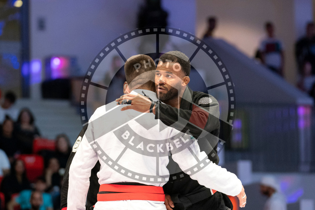 20231106PBB2162 | Fighters compete during the AJP World Master Championship in the Mubadala Arena in Abu Dhabi, Arab United Emirates, on November 6, 2023.