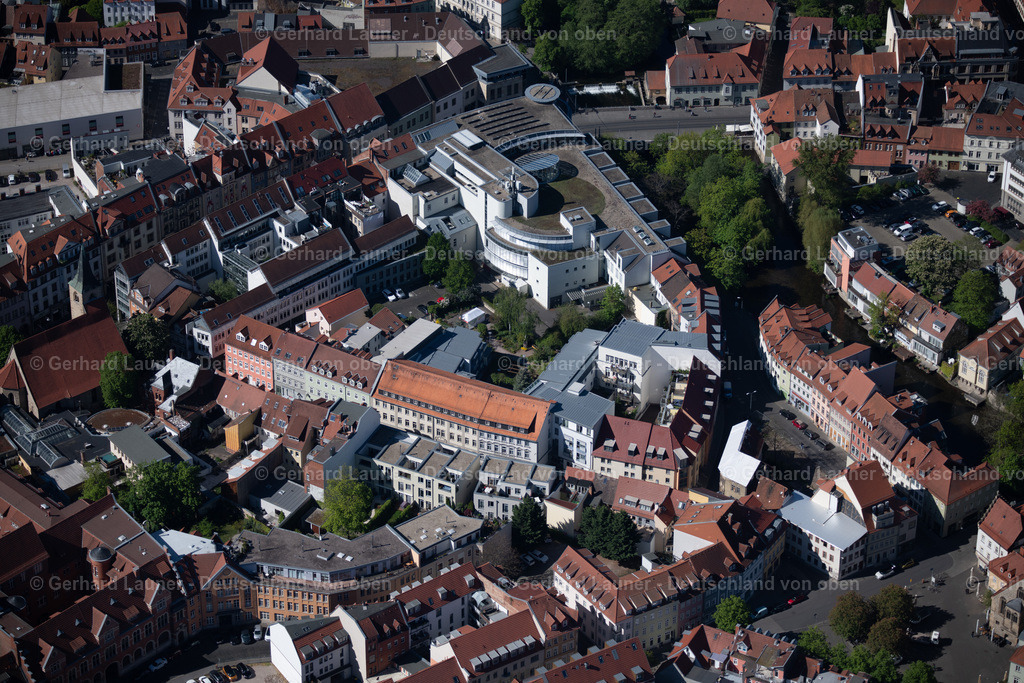 4026439 | ERFURT 07.05.2020 Stadtansicht des Innenstadtbereiches am Junkersand im Ortsteil Altstadt in Erfurt im Bundesland Thüringen, Deutschland. // City view on down town on am Junkersand in the district Altstadt in Erfurt in the state Thuringia, Germany. Foto: Gerhard Launer