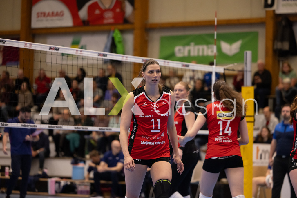 Volleyball I Frauen I Saison 2025-2026 I Volleyball NLA | Women I 1/2 Finals I  VC Kanti Schaffhausen - Sm'Aesch Pfeffingen I 18.03.2026 | 11 Kateřina Holásková (CZ) (VC Kanti Schaffhausen) – Mitte - Realisiert mit Pictrs.com