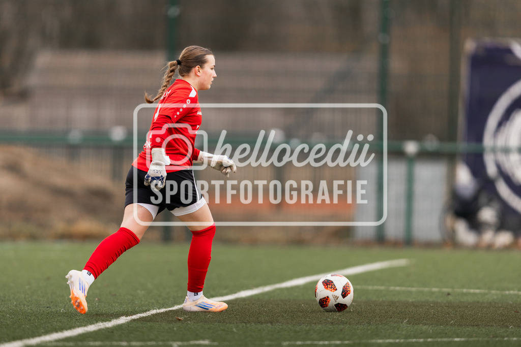 Fußball I Frauen I Saison 2025-2026 I Testspiel I DjK Wacker Mecklenbeck - BW Hollage I 08.02.2026-019 | Henriette Haverkamp (1, Wacker Mecklenbeck) - Realisiert mit Pictrs.com