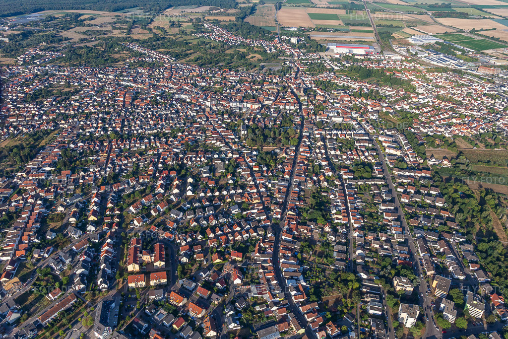 Luftbild:  in Schifferstadt im Bundesland Rheinland-Pfalz in Deutschland. Foto: IMG_133913.jpg vom 21.08.2022 durch Werner Riehm/FLY-FOTO.deStadtverwaltung Schifferstadt