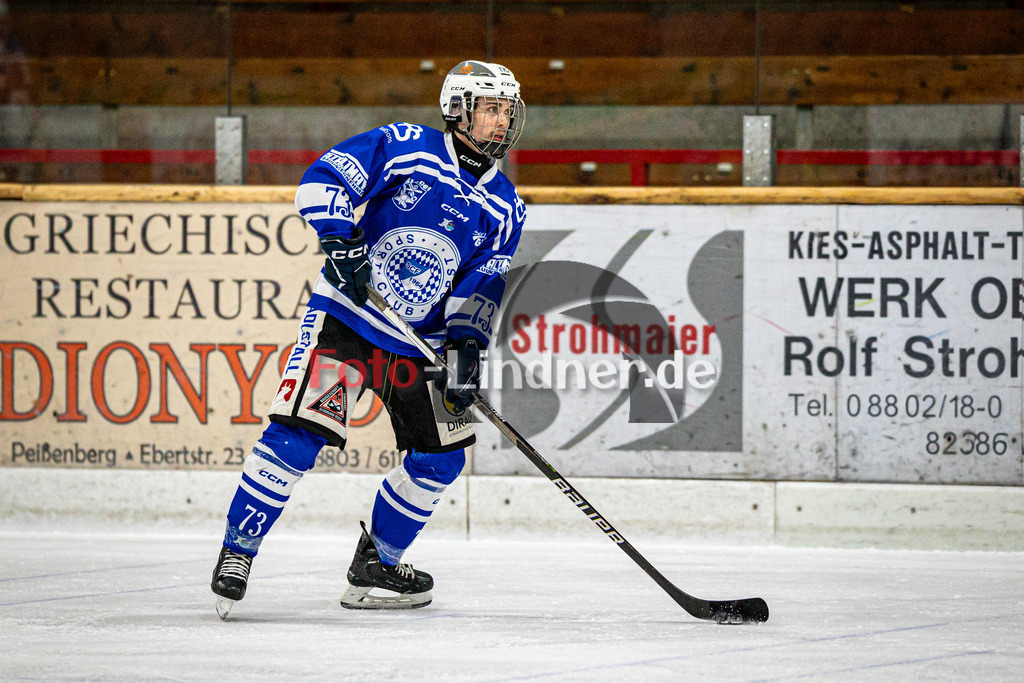 SC Forst NATURE BOYS gegen WANDERERS Germering | Eishockey Landesliaga Herren Gruppe A 2024/2025, SC Forst NATURE BOYS gegen WANDERERS Germering, 20241025,Julian KRAUS (Nature Boyz 73) in Aktion,2024-10-25 in Peißenberg (Eisstadion Peißenberg), Julian KRAUS (Nature Boyz 73)Copyright: WolfgangxLindner www.foto-lindner.de