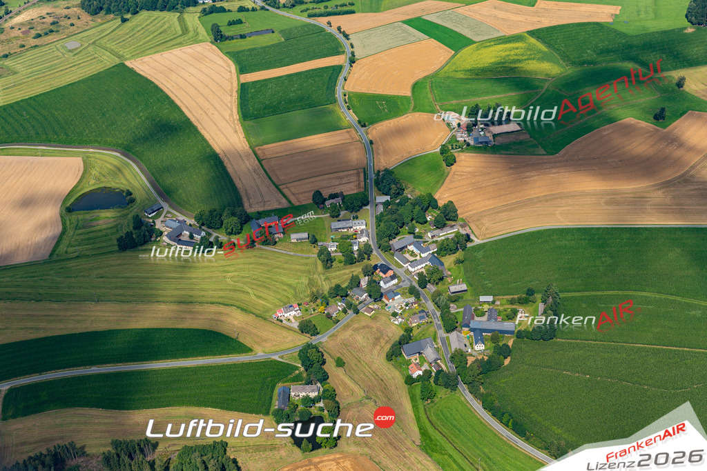 Aktuelles Luftbild von Ottengrün Helmbrechts Kauf mit Lizenz / Bildrechten möglich- Die Luftaufnahme wurde 2021 mittels UL-Flugzeug erstellt ( keine Drohne ) - hochauflösende Kamera-Systeme von  Canon -Beste Qualität - Für grossformatige Ausdrucke geeignet. Die Geschenkidee !