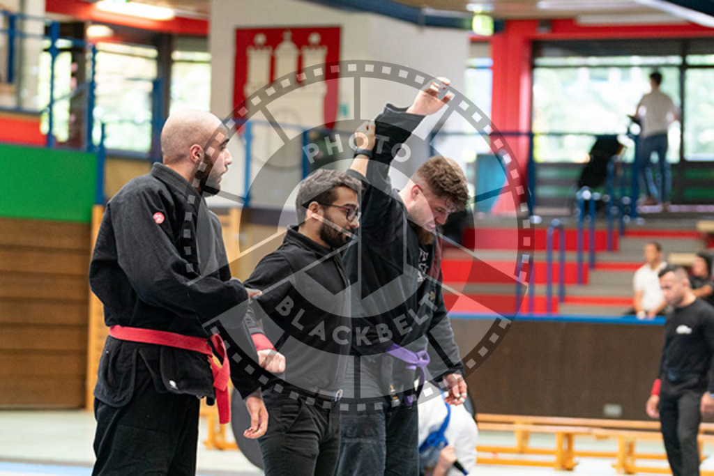 20230826PBB52025 | Fighters compete during the AJP INTLPRO BJJ and grappling competition in Hamburg, Germany, on August 26 2023.