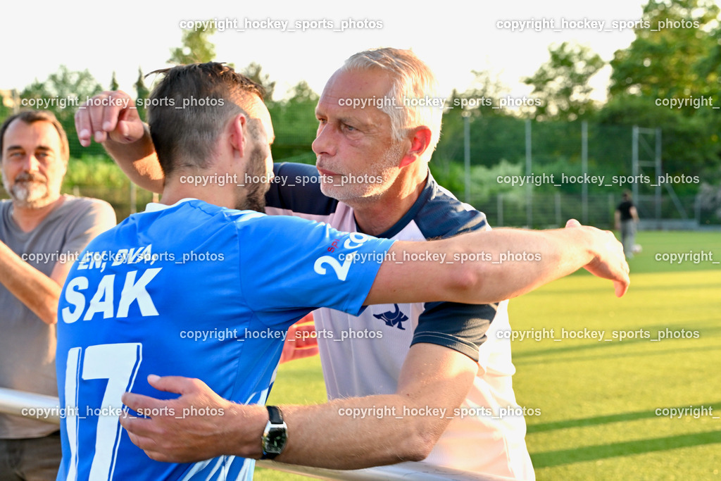SAK vs. SV Dellach Gail 17.6.2023 | Headcoach SAK Peter Hrstic, #17 Patrick Lausegger