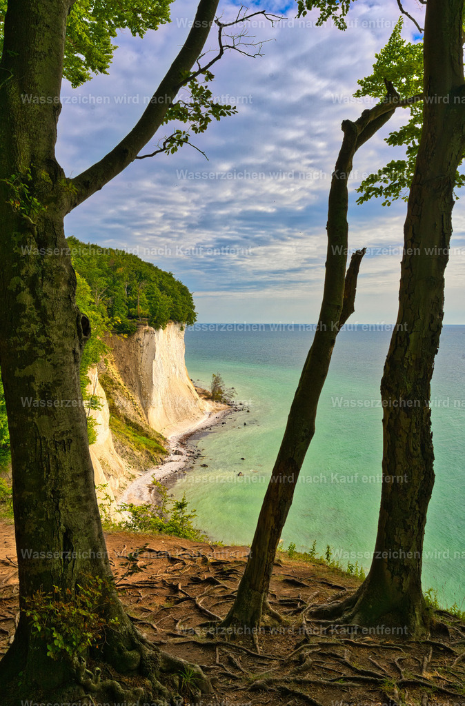 Rügen - Kreideküste mit Buchenwald | Der Nationalpark Jasmund auf der Insel Rügen ist Deutschlands kleinster Nationalpark und weltweit bekannt für seine imposanten Kreidefelsen, darunter der berühmte Königsstuhl. Zum UNESCO-Weltnaturerbe gehören außerdem die uralten Buchenwälder, die gemeinsam mit der einzigartigen Steilküste eine beeindruckende Natur- und Fotokulisse an der Ostsee bilden. - Realisiert mit Pictrs.com