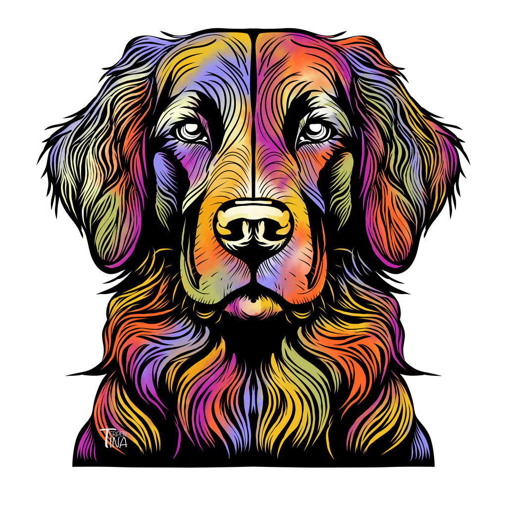 Flat | Illustrationen, digitalpainting, animals, dogs, hunde, art, Kunst, Illustrationsart, Bielefeld, Germany - Realisiert mit Pictrs.com