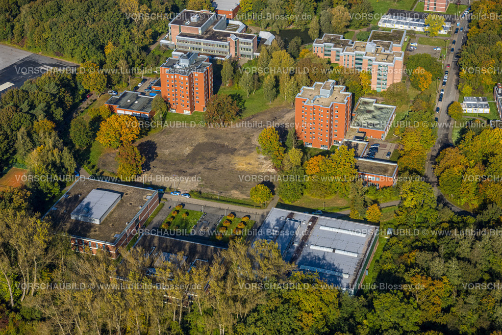 Selm241011303Bork | Luftbild, IPA-HAUS Selm / Bork Polizeibehörde, Polizei Schulungszentrum Hochhäuser Im Sundern, Erich-Klausener-Straße, Bork, Selm, Münsterland, Nordrhein-Westfalen, Deutschland