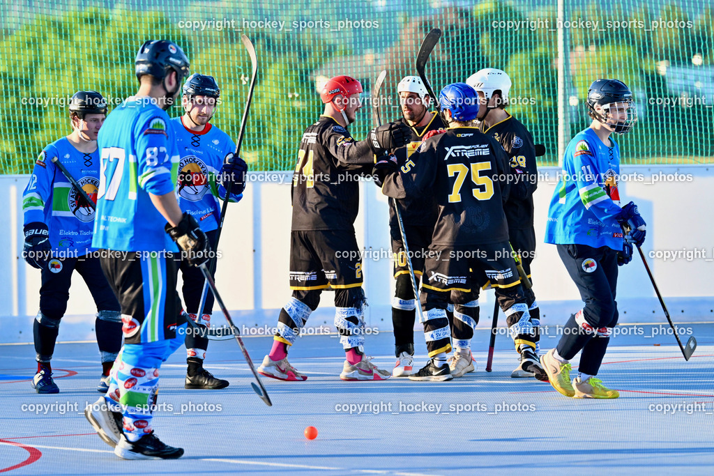 VAS Ballhockey Villach vs. ASKÖ Villach Ballhockey | Jubel VAS Ballhockey Villach, #75 Wohlfahrt Benjamin VAS Ballhockey Villach, #24 Wucherer Gerald VAS Ballhockey Villach, #90 Edlinger Patrick VAS Ballhockey Villach, VAS Ballhockey Villach vs. ASKÖ Villach Ballhockey , VAS Ballhockey Villach vs. ASKÖ Villach Ballhockey  am 13.05.2026 in Villach (Alpen Arena ), Austria, (Photo by Bernd Stefan)
