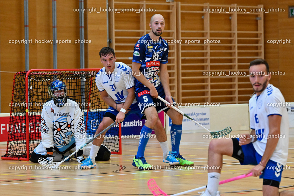 VSV Unihockey vs. Dunai Krokodilok 9.9.2023 | #2 Balázs Samu, #31 Levente Diószeghi, #25 Jan Sláma