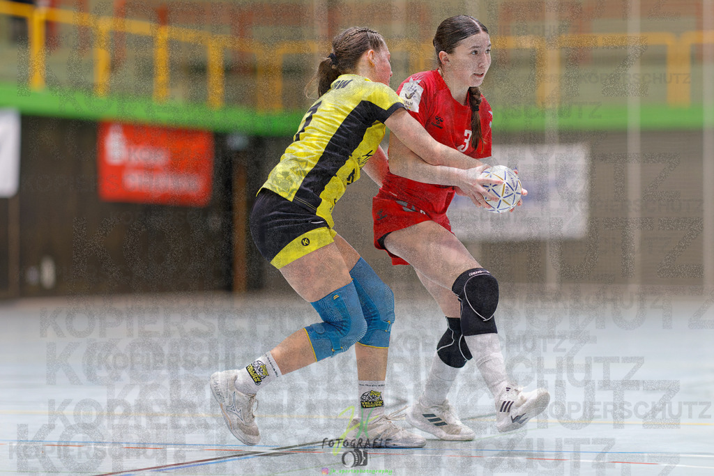 Hessenmeisterschaft wJC - Finale; HSG Kleenheim - HSG Weiterstadt/ Braunsh.Worf. | Hessenmeisterschaft wJC - Finale; HSG Kleenheim - HSG Weiterstadt/ Braunsh.Worf. am 22.03.2025 in Biedenkopf (Sporthalle Lahntalschule)Photo © 2025 - Jörg Heinrich - Realisiert mit Pictrs.com