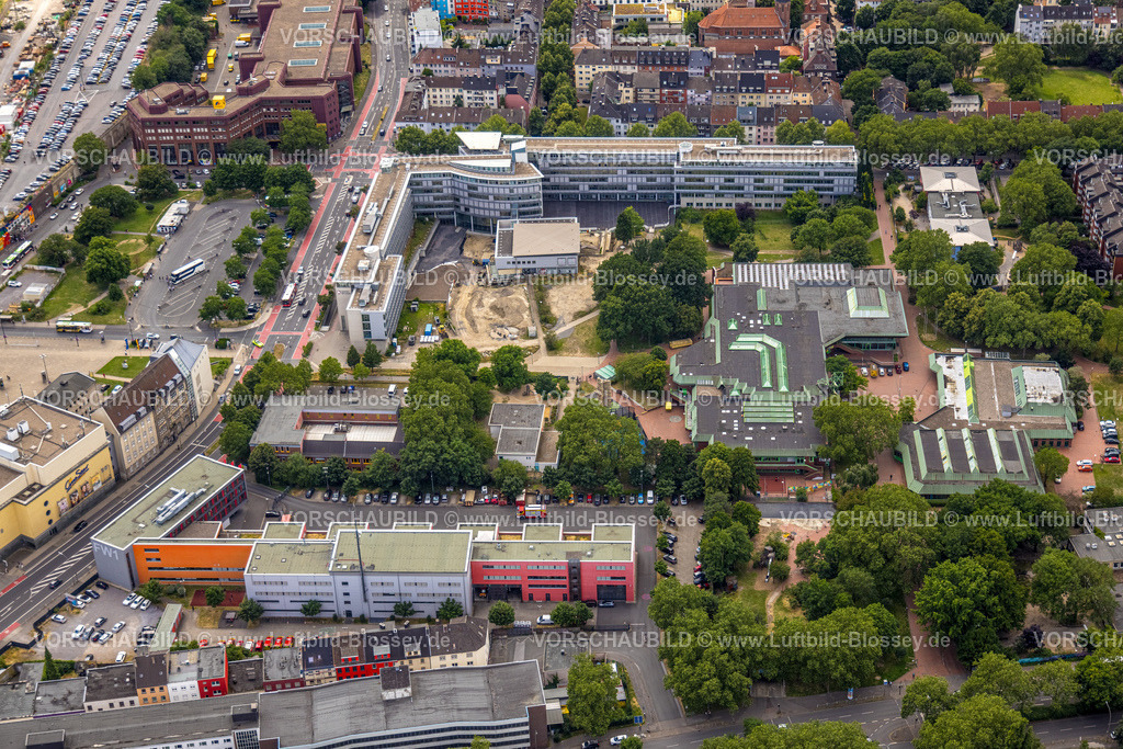 Dortmund230700290 | Luftbild, Agentur für Arbeit Dortmund, Baustelle, Dietrich-Keuning-Haus (DKH), Nordbad, Nordmarkt, Dortmund, Ruhrgebiet, Nordrhein-Westfalen, Deutschland