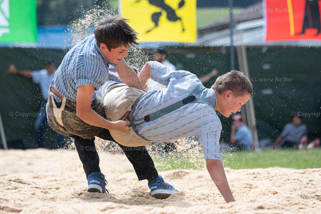 Schwingen -  Appenzeller Kantonal Nachwuchsschwingfest 2023 | Oberegg, 8.7.23, Schwingen - Appenzeller Kantonal Nachwuchsschwingfest.