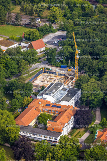 Hamm220600022HSHL | Luftbild, Klinik für Manuelle Therapie KMT mit Baustelle und Neubau, Uentrop, Hamm, Ruhrgebiet, Nordrhein-Westfalen, Deutschland