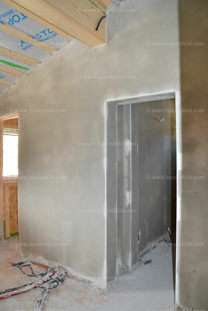 bib-lg18-putzarbeiten-0117 | Nach LV-Leistungsgruppen sortierte Detailfotos über den Bau eines Hauses. Alle Hausbau-Bilder direkt vom Urheber und Autor der Website Haus-Selber-Bauen.com