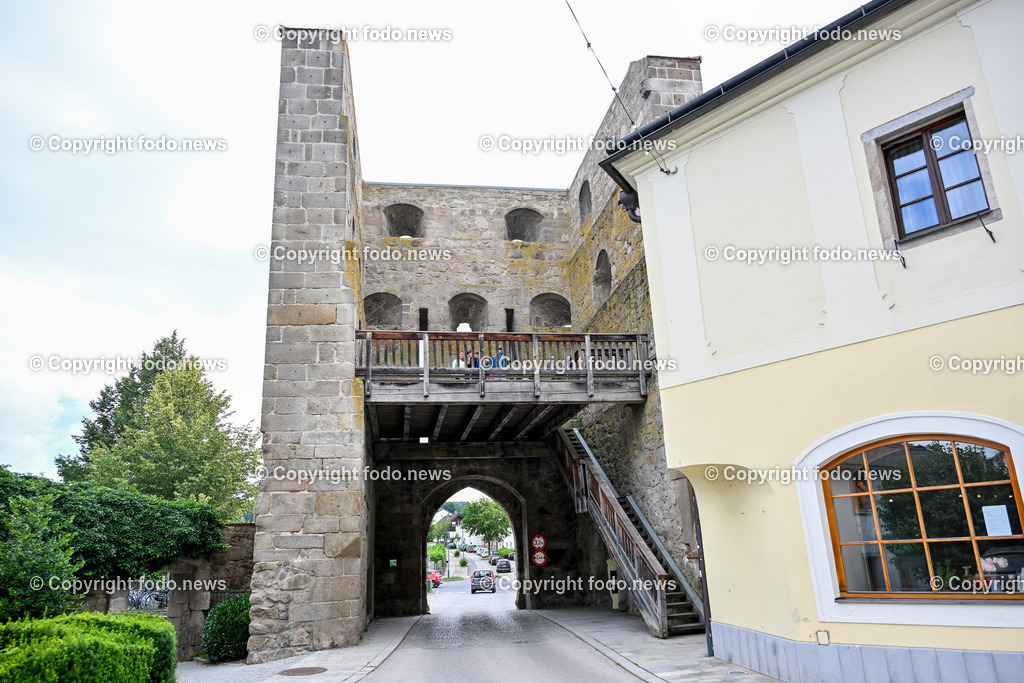 Freistadt_ Schlossmuseum_ 02.07.2024-10 | 02.07.2024, Freistadt, AUT, Schlossmuseum, Ausstellung Koenig Premysl Ottokar II, im Bild Boehmertor