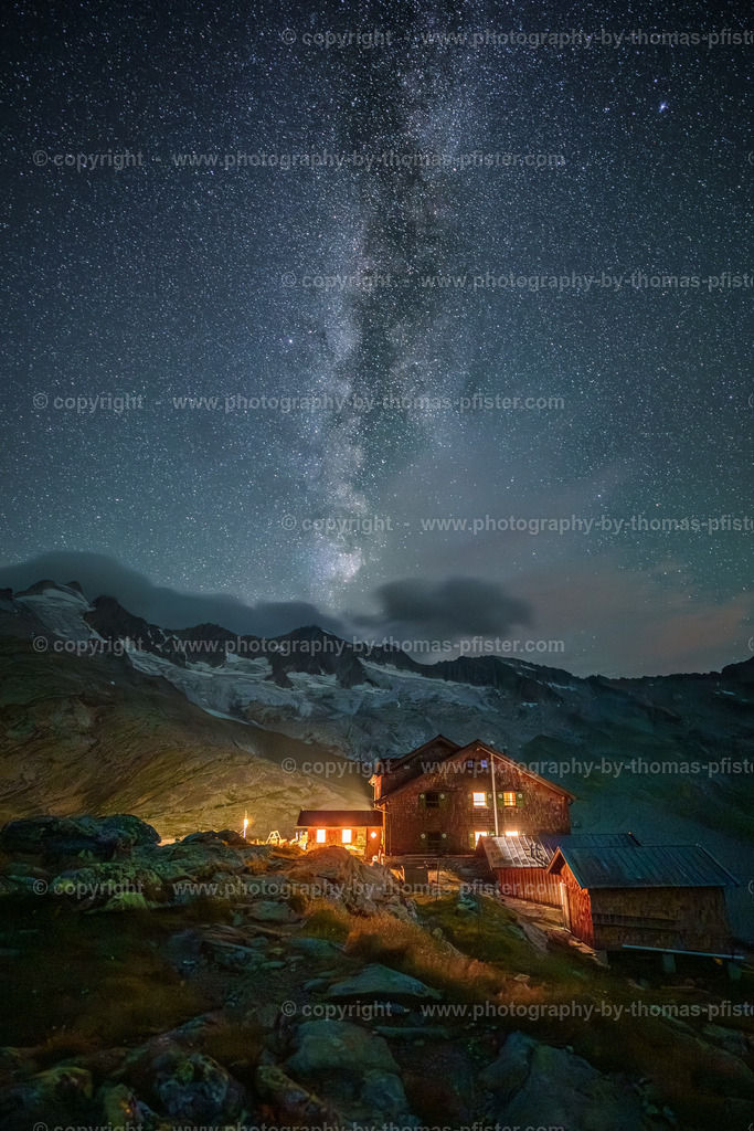 Milchstrasse über Zittauerhütte Wildgerlostal copyright  Thomas Pfister-3 | PHOTOGRAPHY BY THOMAS PFISTER