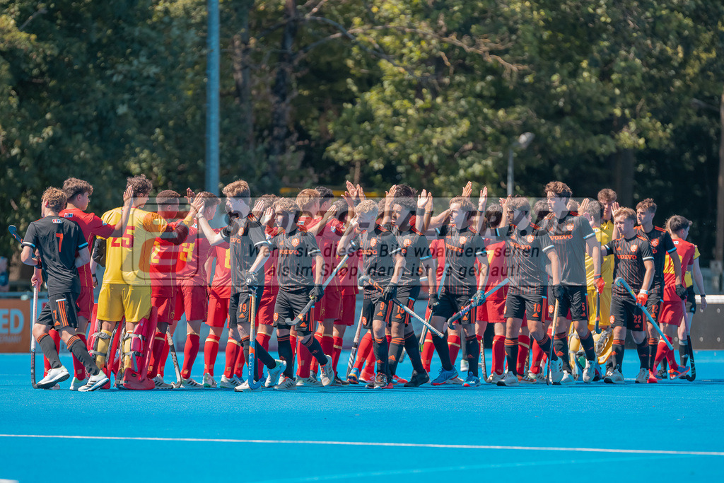 HK_20230711_101181 | Euro Hockey MU18 Spain vs Netherlands Championship Girls &amp; Boys am 11.7.2023 CHTC , Krefeld ,