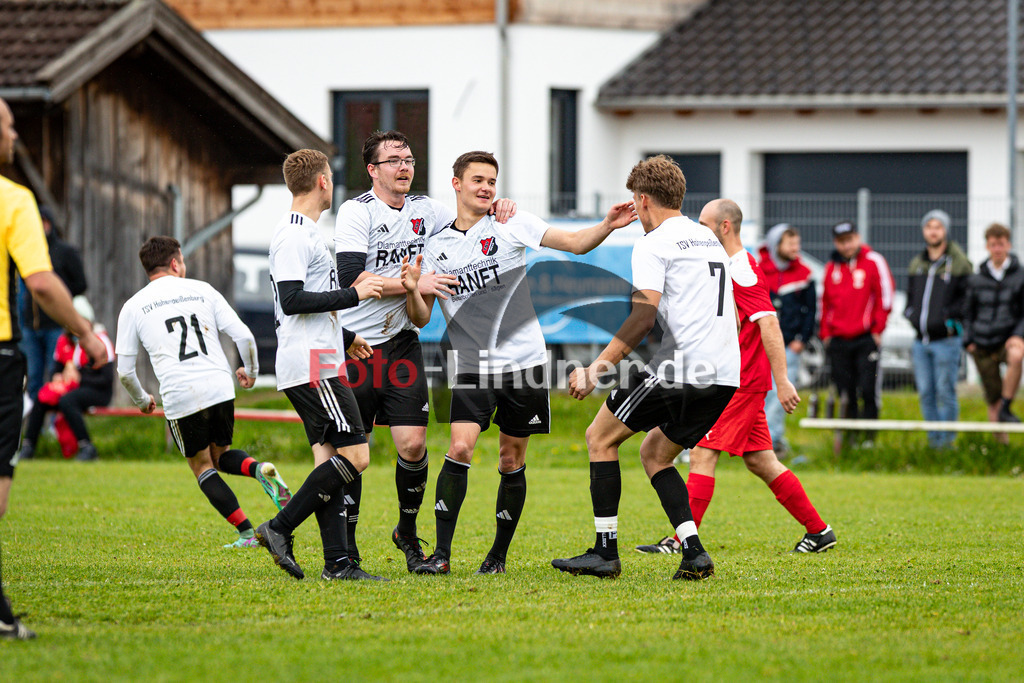 TSV Steingaden gegen TSV Hohenpeißenberg | Fußball Herren A-Klasse Gruppe 8 Zugspitze 2024/25, TSV Steingaden gegen TSV Hohenpeißenberg, 20250525,Torjubel,2025-05-25 in Steingaden (Sportplatz Steingaden), Copyright: WolfgangxLindner www.foto-lindner.de